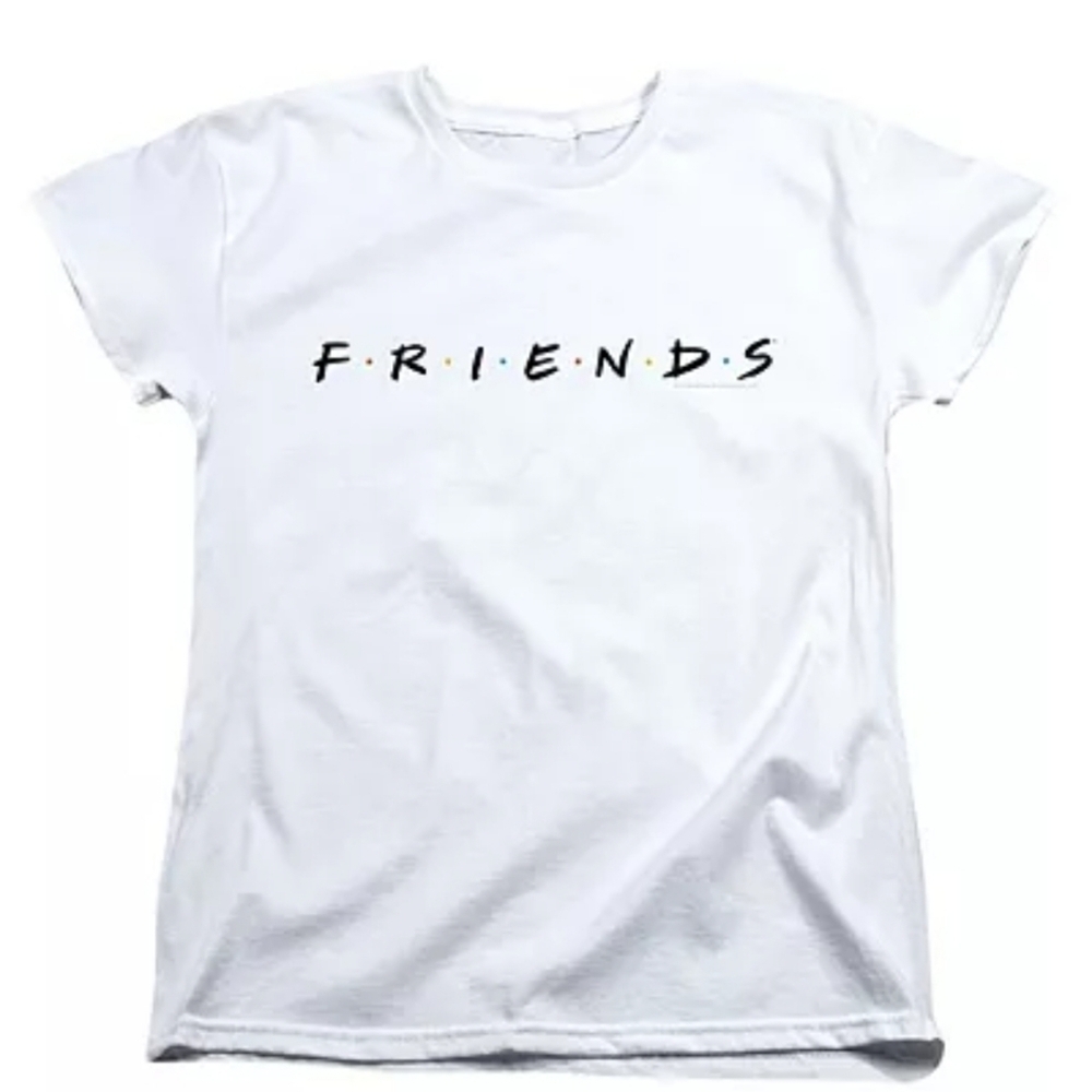 Friends Logo Short Sleeve Mini Fit T-shirt Size Women's XS